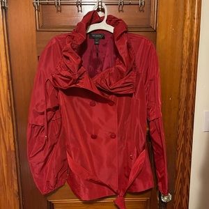 St Johns shiny red jacket